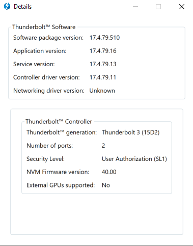 Dell Xps 13 9370 Thunderbolt Egpu Laurence S Blog