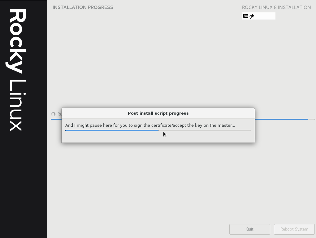 Demo screenshot 3 - prompt to sign certificate