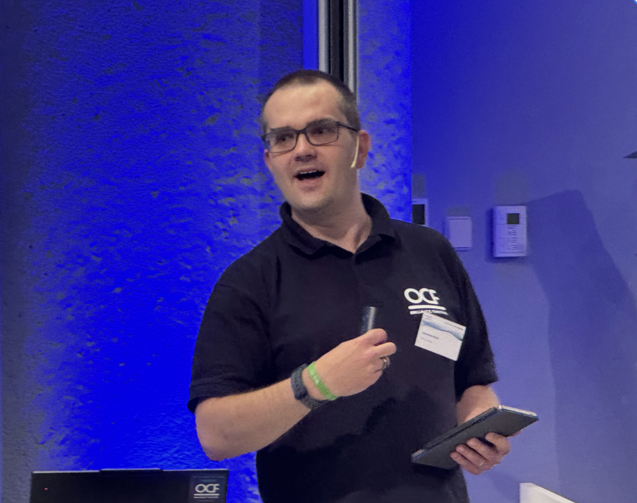 me in full flow at the IBM Fusion EMEA User Group meeting